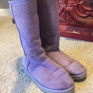 Tall purple UGG boots size 9